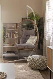Hammock Swing Chair With Stand In 2021 Swing Chair Bedroom Hanging Chair Living Room Room Swing