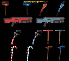 New updated version (faster and much easier method): Team Colored Weapons Pack Team Fortress 2 Mods