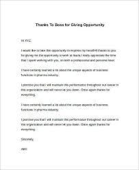 24+ Sample Thank You Letter Templates to Boss – PDF, DOC, Apple ...