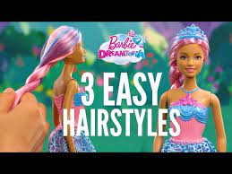 There are a lot of hairstyles for barbie dolls and cool life hacks with hair for dolls! Easy Hairstyles With The Endless Hair Barbie Princess Barbie Youtube