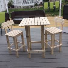 Buy and sell table & chair sets on trade me. Diy Plans To Make Bar Table And Stool Set Outdoor Etsy Outdoor Pub Table Bar Table And Stools Patio Bar Table