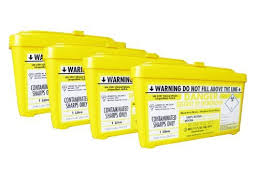 To help deter this the don has decided when a needle leaves the medication room, taken to the units and used, dropped into a small portable sharps. Sharpsguard Bin 1 Litre Yellow Pack Of 4 Buy Online In Jordan At Desertcart 52289761