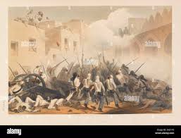 London, 1859. Storming of Delhi. Image ...