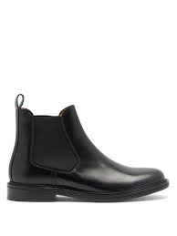 An all black chelsea boot in premium leather is hard to beat. Johanne Leather Chelsea Boots A P C Matchesfashion Us