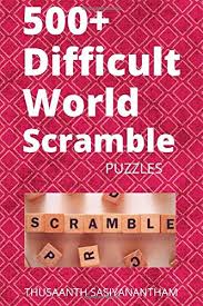 Our word scramble generator is the easiest way to scramble words for a word scramble game for baby showers, education, or for fun. 500 Difficult World Scramble Puzzles Sasiyanantham Thusaanth 9798607929954 Amazon Com Books