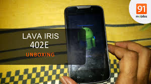 Lava Iris 402e: Unboxing