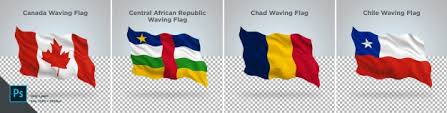But chile was a major point of passage for hungarians to other countries in north america (the united states or canada) and australia. Premium Psd Flags Set Of Canada Central African Republic Chad Chile Flag Set On Transparent