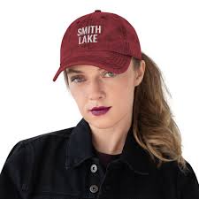 Smith Lake Vintage Denim Style Cotton Twill Adult Unisex Dad Hat Baseball  Cap