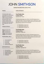 30 Google Docs Resume Templates Downloadable Pdfs In 2020 Senior Marketing Resume Templates Basic Resume