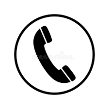 Phone Icon In Black And White. Telephone Symbol. Vector Illustration. Stock  Vector - Illustration of background, call: 132728184