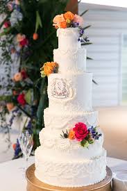 Six Tier Classic Wedding Cake Classic Wedding Cake Monogram Wedding Cake Arkansas Wedding
