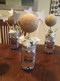 I Love You To The Moon And Back Moon Baby Shower Theme Moon Baby Shower Boy Baby Shower Themes