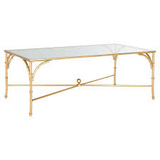Safavieh Maurice 50 Width Iron Coffee Table Gold With Glass Top Walmart Com Coffee Table Iron Coffee Table Gold Coffee Table