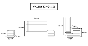 Recamara Valery King Size 5 Piezas