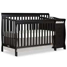 Dream On Me Brody Black 5 In 1 Convertible Crib With Changer Convertible Crib Cribs Black Crib