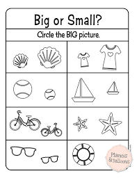 Comparing Size Big And Small Worksheets For Your Busy Preschooler In 2020 Free Preschool Worksheets Preschool Math Worksheets Preschool Printables
