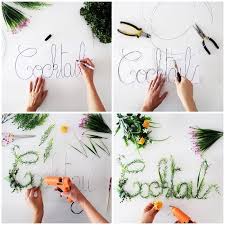 Living Room Wall Decor Ideas Diy Green Foliage Sign Step By Step Diy Tutorial In 2020 Diy Wall Diy Wall Decor Homemade Wall Decorations