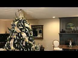 How To Put Candle Lights On A Christmas Tree Vintage Style Tree Decorating Youtube