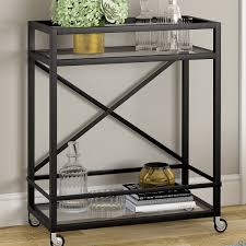 Storage on the inside, display space for candles, artwork, or collectibles on the outside. Bar Carts Wayfair