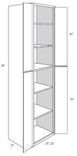 wp2490b: tall pantry cabinet: plymouth