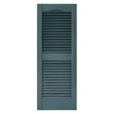 Builders Edge 14 5w In Louvered Vinyl Shutters