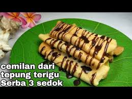 Selain itu juga cara menggunakannya juga sangat mudah,dengan cara campurkan 2 sendok makan. Cemilan Dari Tepung Terigu Super Mudah Serba 3 Sendok Youtube