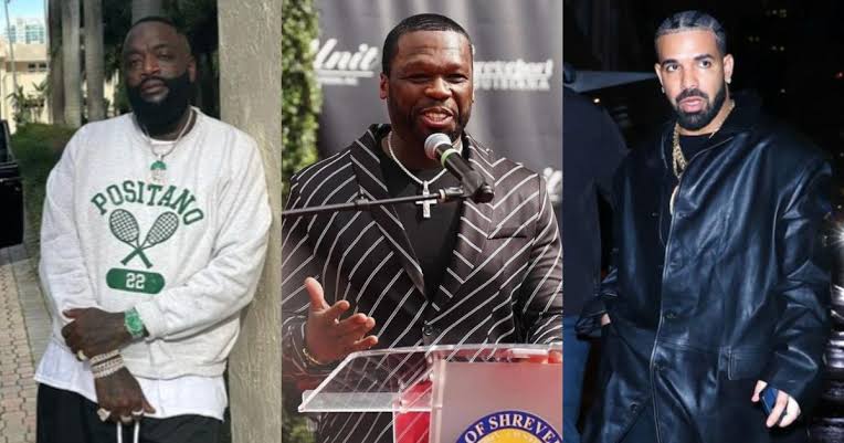 50 Cent Joins Rick Ross And Drake Beef, Shares A Funny Statement -  Face2Face Africa