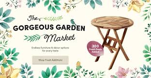 Web Banner From Wayfair Web Digital Banner Online Marketing Retail Home Garden Furniture Shop Gorgeous Gardens Furniture Decor