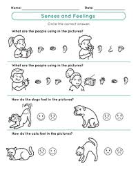 A workbook to help kids cope during the coronavirus … details: Senses And Feelings Worksheet Education Com