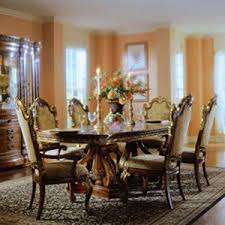 Mainly serving the southern and central regions of the nation, the company provides pieces such as loveseats, media consoles, and dressers. Havertys Dining Room Wild Country Fine Arts