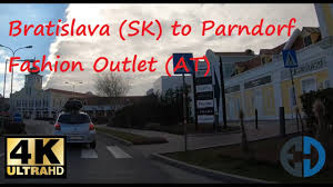 Opened in 1998, the parndorf outlet is the first of mcarthurglen's designer outlets in austria. Bratislava To Parndorf Fashion Outlet At Near Vienna Driving In Car 4k Video Youtube