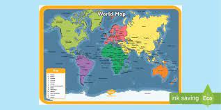 A list of recommended picturebooks suitable for older children in upper ks2. Ks1 Labelled Printable World Map World Geography Map