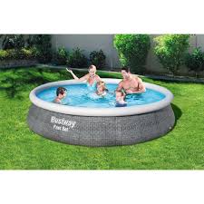Bestway Piscine Hors Sol Fast Set 396 X 84 Cm Gris Achat Vente Piscine Piscine Hors Sol Fast Set Gris Cdiscount