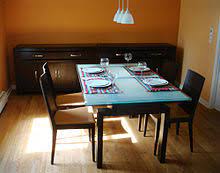 Buffets serve as a great piece of storage furniture for your dining room. Dining Room Wikipedia
