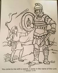 David And Goliath Color Sheet Coloring Pages David And Goliath Coloring Book Chance