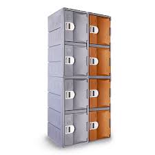 Tủ nhựa HDPL - Dòng TH385L - 8 ngăn - Thế Giới Tủ Locker