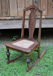 Vintage Child S Wood Rocking Chair With Cane Seat By Panchosporch 75 00 Rocking Chair Kids Rocking Chair Wood Rocking Chair