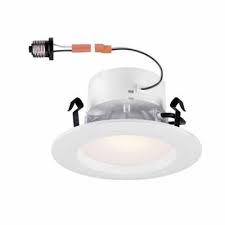 If you've been considering taking on a new home improvement project, this might just be it. Commercial Electric 4 In White Led Recessed Trim Cer4730bwh40 The Home Depot Led Recessed Ceiling Lights Led Down Lights Recessed Lighting Trim