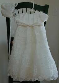 Christening Gown Made From Wedding Gown These Ladies Did Such A Beautiful Job On My Daughter Reuse Wedding Dress Repurpose Wedding Dress Old Wedding Dresses