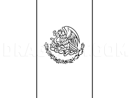 Take a pastel sheet and tape it from the edges to the base. How To Draw The Flag Of Mexico Step By Step Drawing Guide By Dawn Dragoart Com