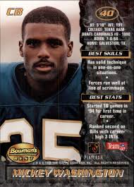 1995 Bowman's Best #V40 Mickey Washington