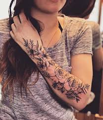 Half sleeve tattoos typically refer to the tattoos that cover the forearm the idea behind half sleeve tattoos is that it can replace an actual sleeve from a shirt with its designs. Floral Tattoo Girly Half Sleeve Tattoo Ideas For Females Novocom Top