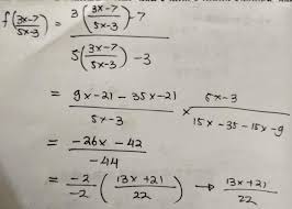 A number x decreased by 3. Diketahui F X 3x 7 5x 3 X 3 5nilai Dari F 3x 7 5x 3 Adalah Brainly Co Id