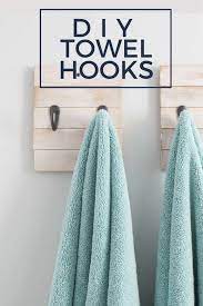 I just love these vintage style hooks & i couldn't believe they were a target find. Diy Towel Hook Easy And Functional Bathroom Organization