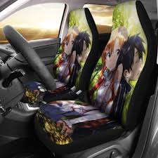 Kirito Asuna Car Seat Covers 1 Amazing Best Gift Idea Kirito Asuna Kirito Carseat Cover