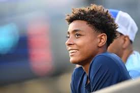 Orlando City forward Duncan McGuire (13) warms up before the match against  the New York City at Yankee Stadium. 59698589 Editorial Image