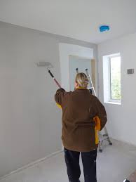 Those extra few feet can really come in handy when you have a super high stairwell or a room with a vaulted ceiling. V A S Home Build Painting Walls Hall Stairwell And Landing