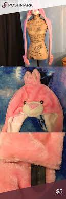 Light Up Bunny Hat This Pink Bunny Hat Was Once Worn Once It Has A Switch In The Pocket For Your Kid To Turn On The Ligh Bunny Hat Kids Accessories