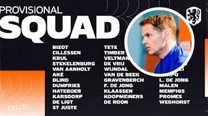 'de boer heeft huiswerk voor het ek'. Ek Selectie Oranje Welke 8 Spelers Vallen Vandaag Buiten De Boot