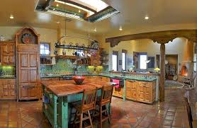santa fe style kitchen mexican style